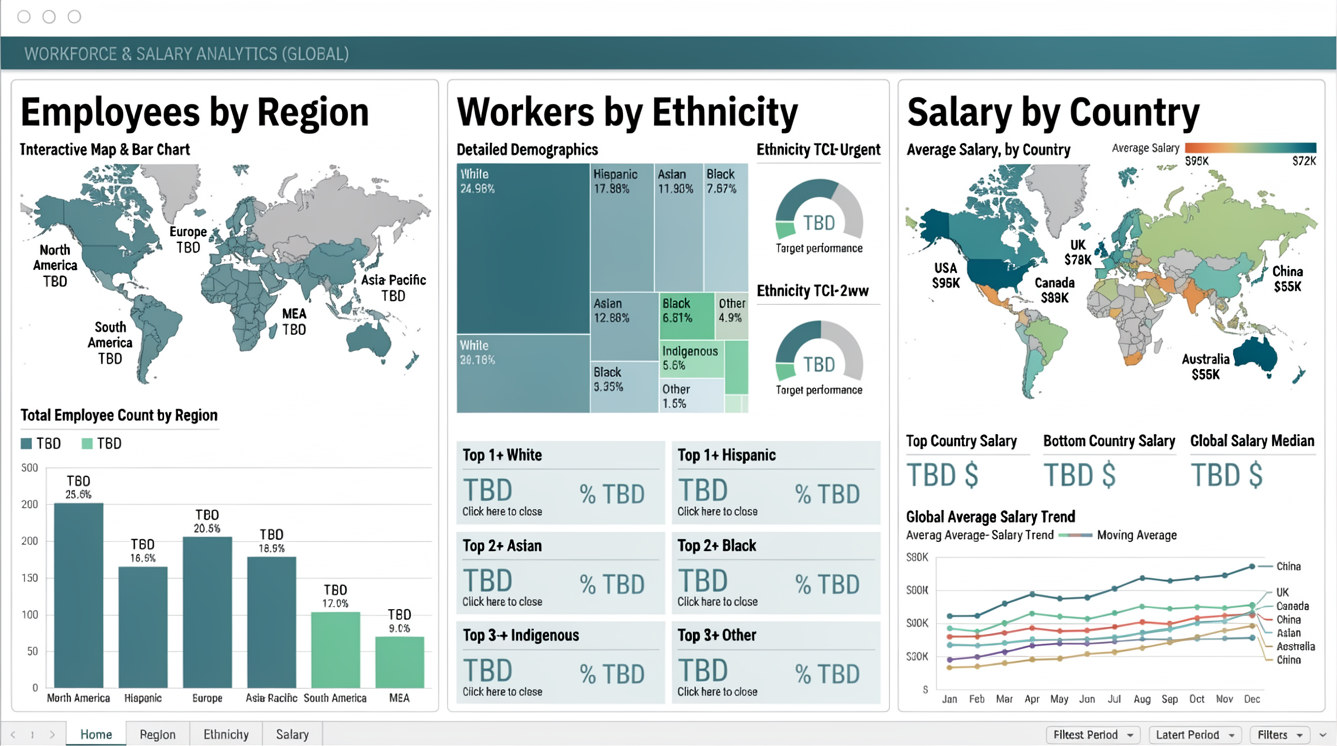 KPI report by initiative