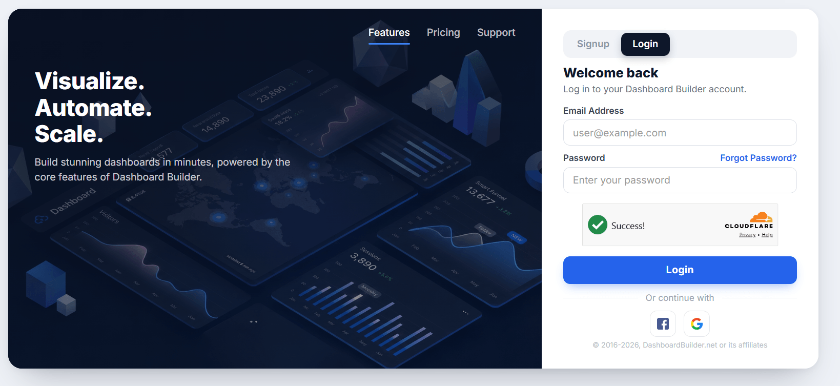 Online Dashboard Overview