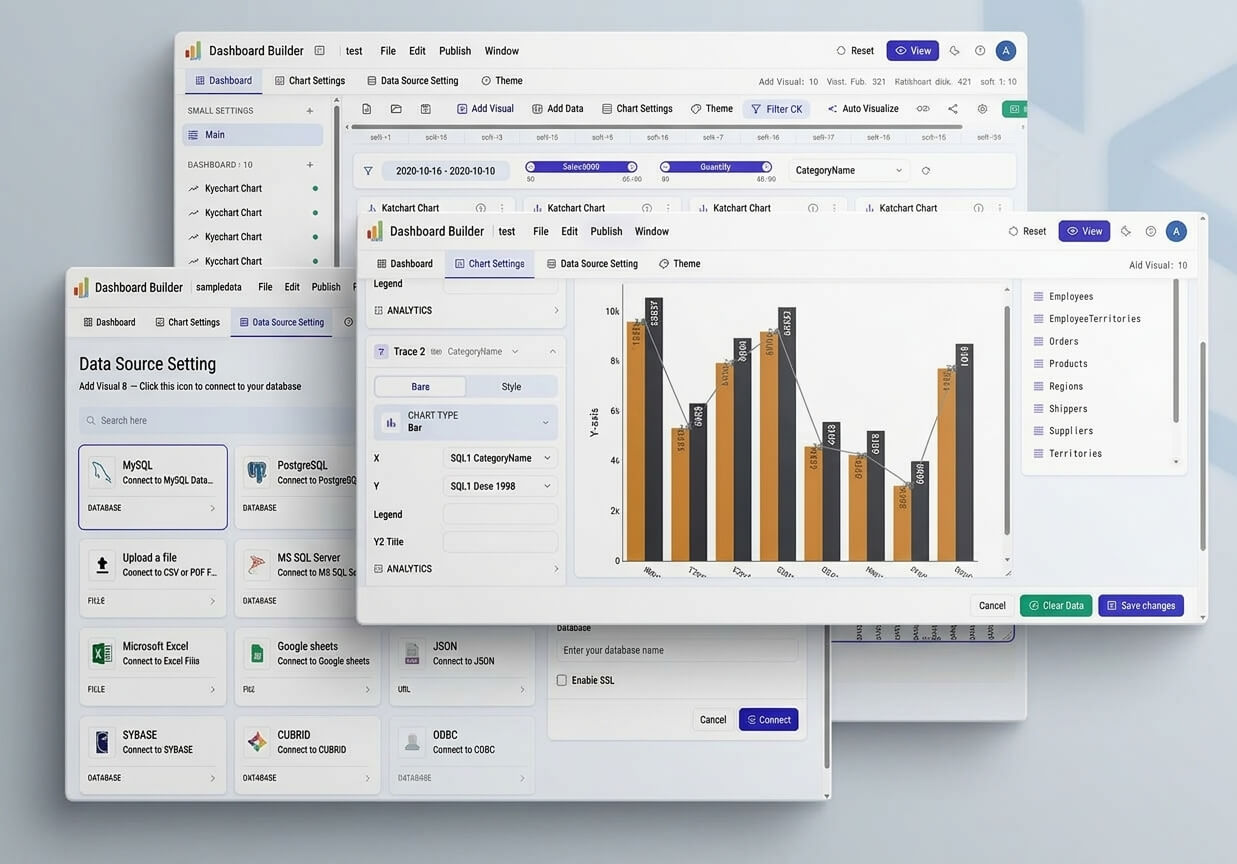 Drag and Drop Chart Builder Tool