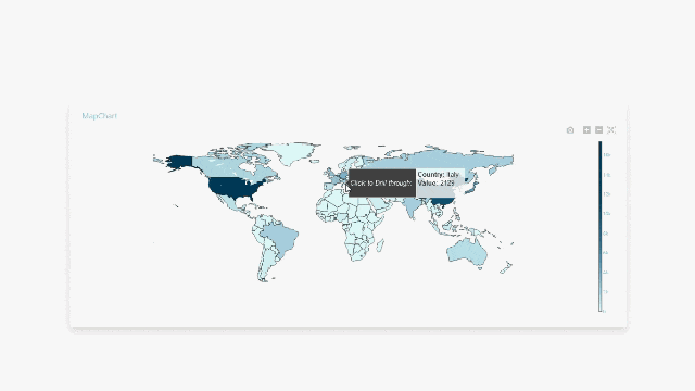 Interactive Global Drill-Through Chart: Click to Explore Country-Specific Data