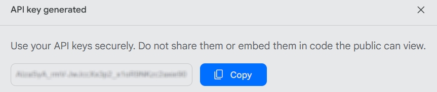Google Gemini Dashboard Step-1