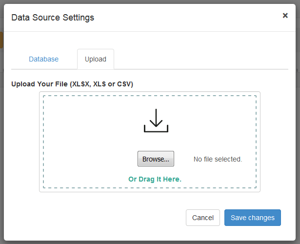 Data source for KPI dashboard